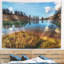 Paysage avec paysage de montagne calme et tapisserie-28491624