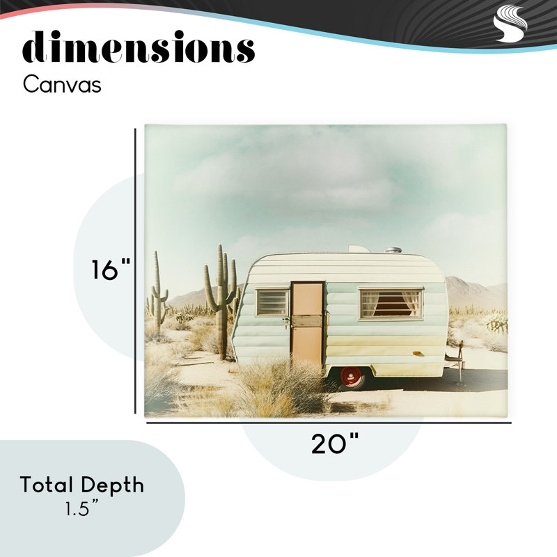 Desert Trip Vintage Canvas, design by Decent Exposures