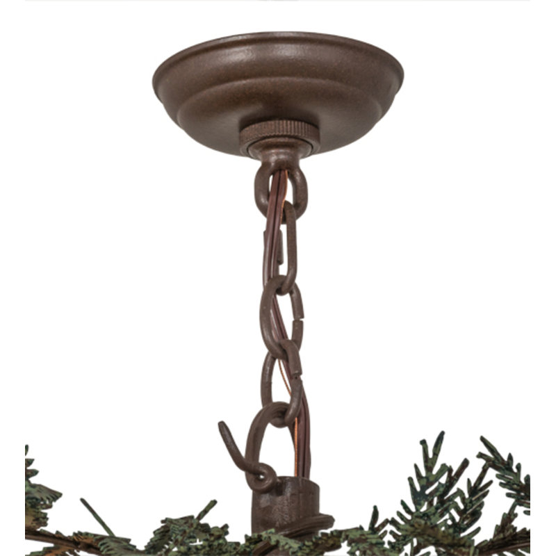 Pine Branch 12 - Light Chandelier