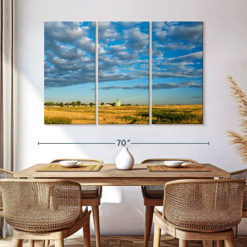Alvord Alberta Stavely Prairie Landscape, H 42 po x l 65 po