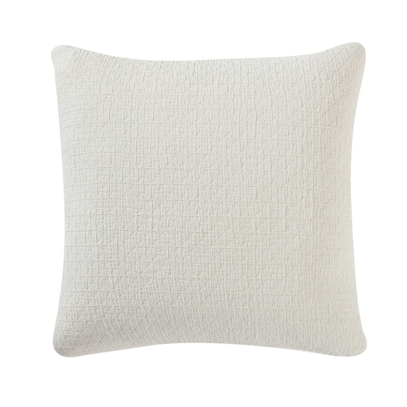 Nautica Wave Texture Throw Pillow, White