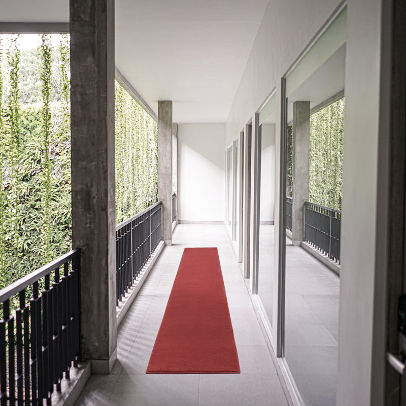 Tapis rouge intérieur / extérieur Nourison Essentials, Tapis de couloir 2 pi 2 po x 12 pi