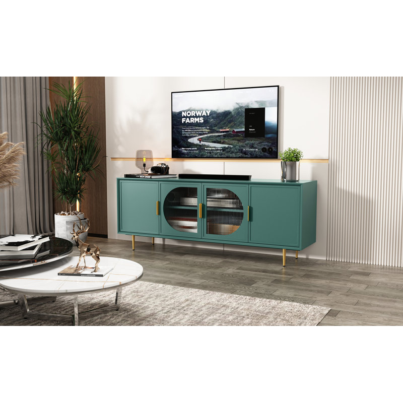 Siau 66'' Media Console for TVs up to 70+ inch, Green