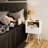 Drawer Nightstands,modern End Table , Wooden Bedside Table In White
