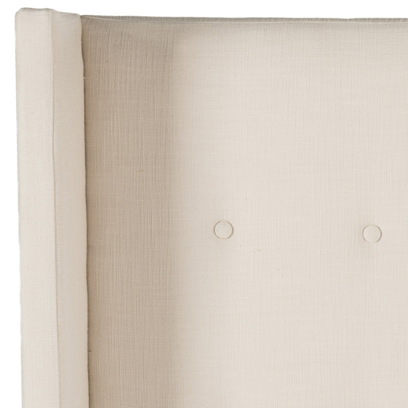 Davin Upholstered Headboard, Twin, Beige
