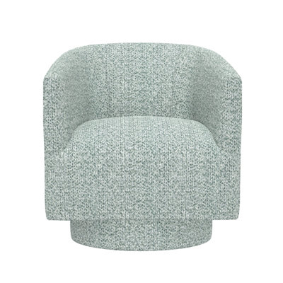 Blue Swivel Accent Chair