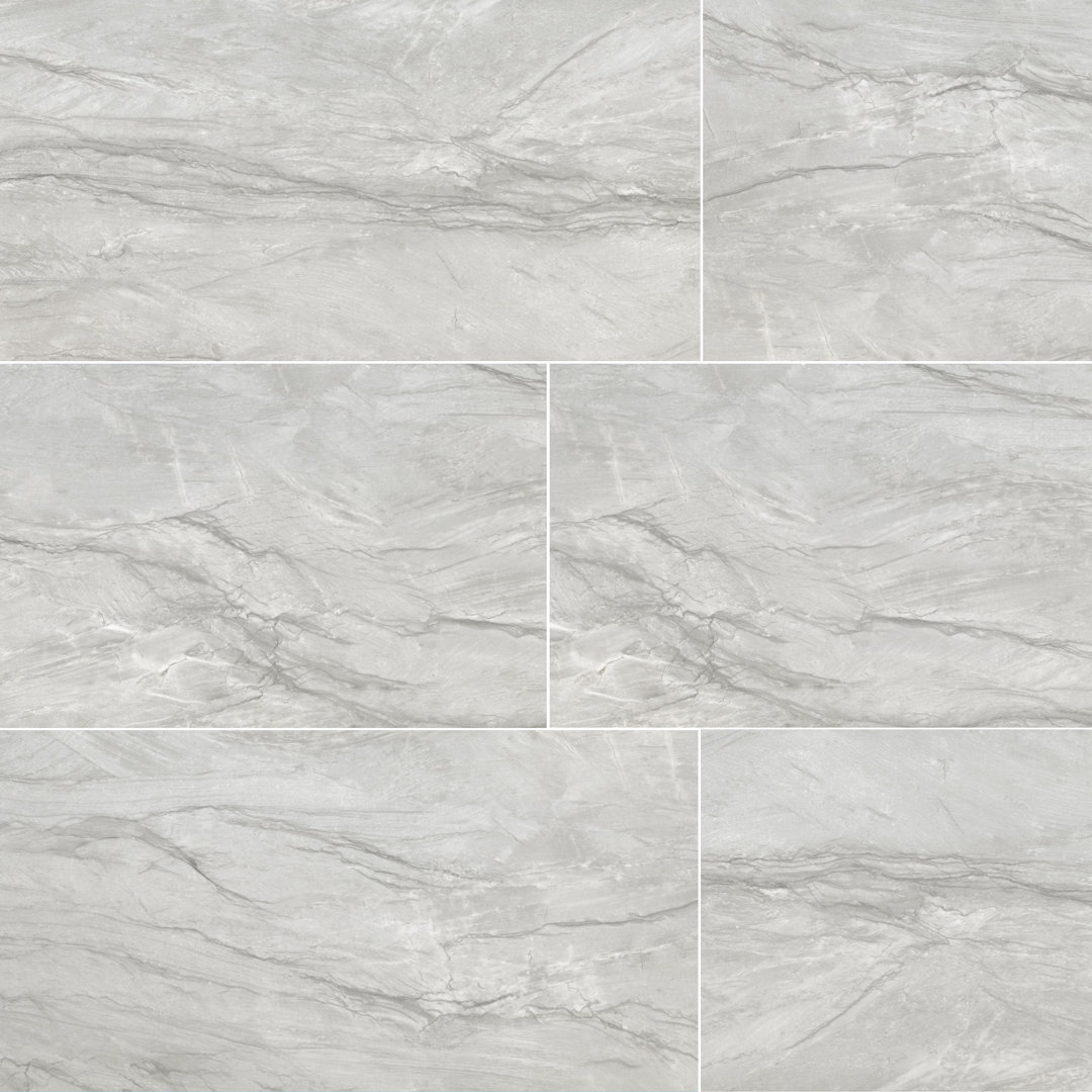 Marnix 24 in. x 48 in. Matte Porcelain Stone Look Floor and Wall Tile Ackland 