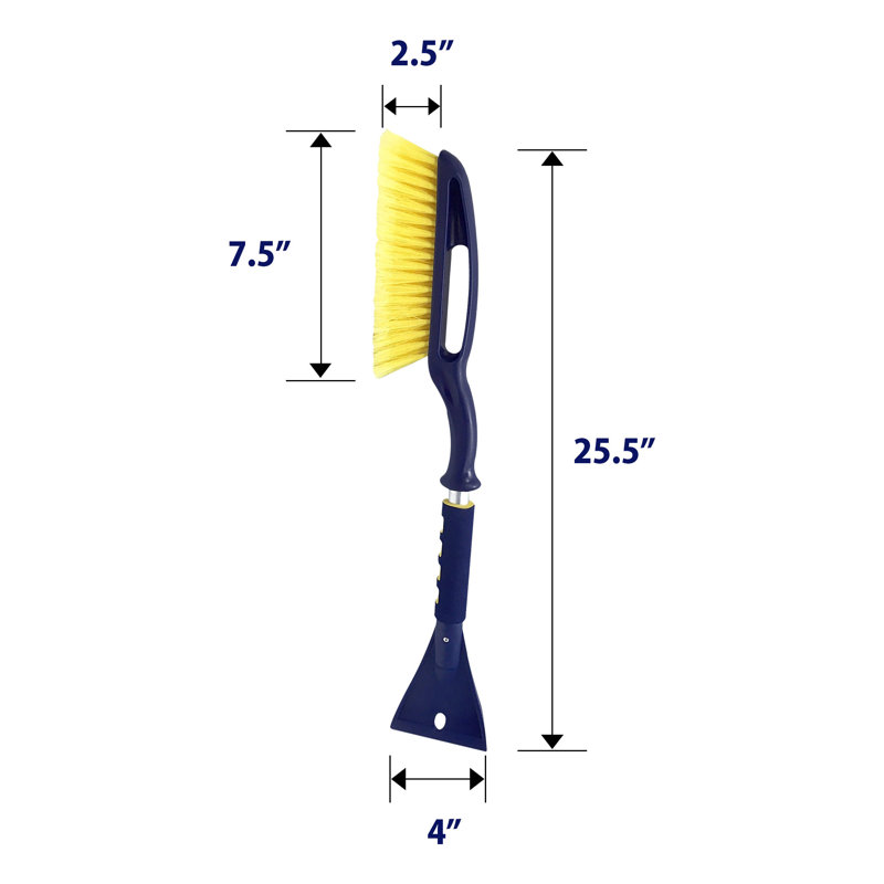 25" Snow Brush with Ice Scraper