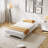Low Bed Frame Twin Size - 6 Inch Heavy Duty Metal Platform, Mattress Foundation, No Box Spring Needed, Noise-Free, White-1775497934-1775497928