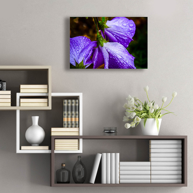 «Purple Rain» par Pamela Plummer, H 16 po x l 24 po x P 0,2 po