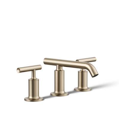 Purist 3-Hole Widespread Faucet with Drain