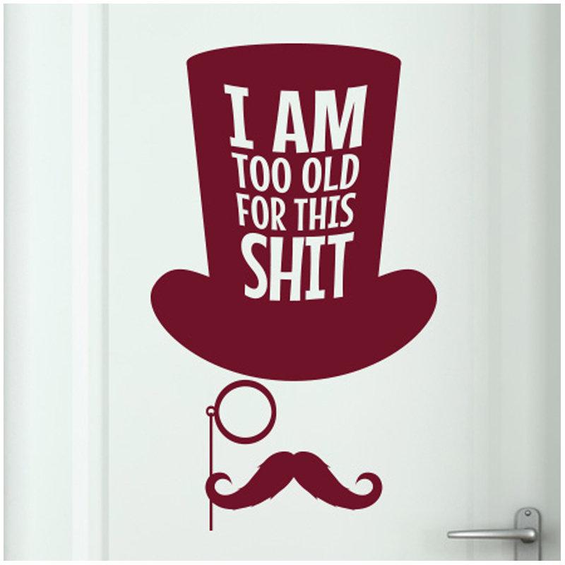 Wall Decal, Burgundy