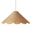 Luminaire suspendu Daisy Cone Rattan