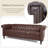83.66'' Faux Leather Sofa-570051052