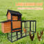 Grand poulailler en bois 113 po avec cage de nidification-1449541372