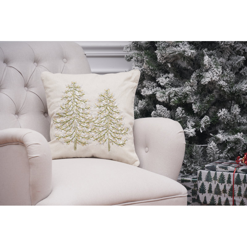 Winter Garden Square Pillow Cover & Insert