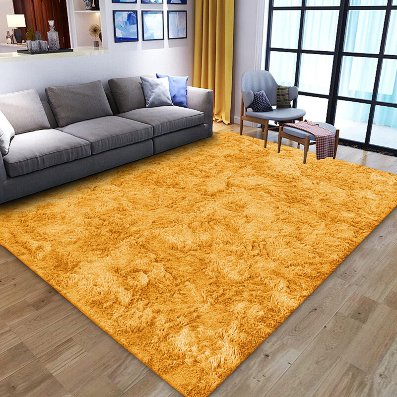 Fairstead Luxury Fluffy Indoor/Outdoor Modern Plush Shaggy Area Rug Bedroom Floor, Runner 80 x 300cm