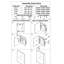 Armoire de salle de bain noire avec cadre en métal noir - 3 tablettes réglables murales ou encastrées, antirouille, intérieur en verre trempé, cloisons d'aspect classique, finition intérieure rouille-1366250175