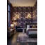 Papier peint floral violet autocollant, fresque murale lavande-1459777706