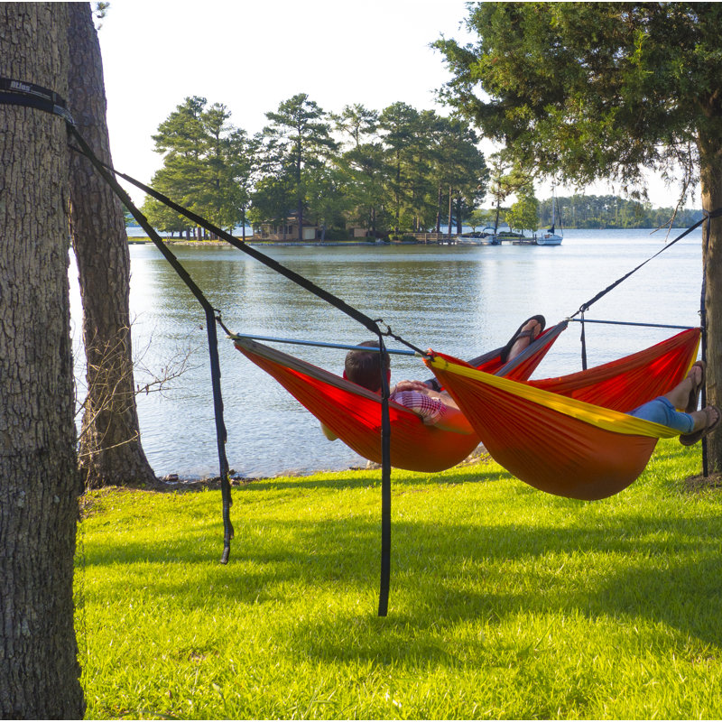 Retro Tri Multicolor Aluminum Tandem Hammock System