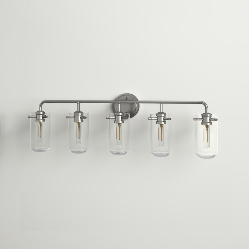 Barbosa 5 - Light Dimmable Vanity Light, Brushed Nickel