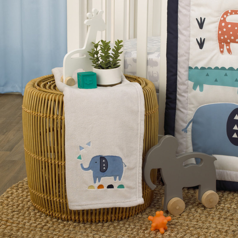 Couverture pour bébé éléphant Jungle Pals