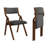 Upholstered folding Dining chair-1909532267