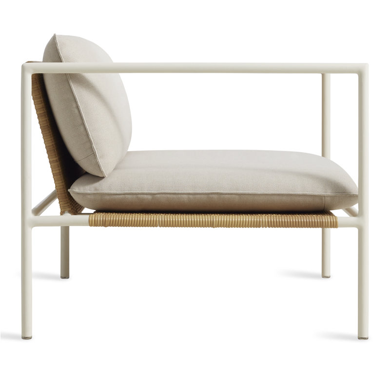 Dog Days Outdoor Armchair, White, Sunbrella Linen