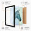Geometric Horse Modern - Framed Print-94474097-94474099