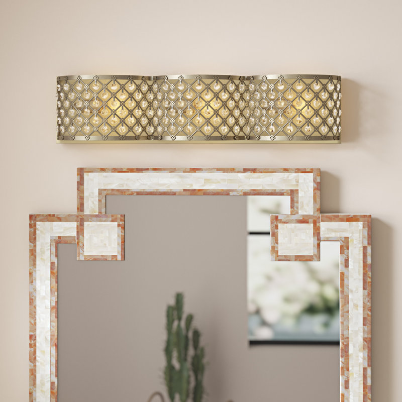 Barre d’éclairage de salle de bain 3 lumières Aayush