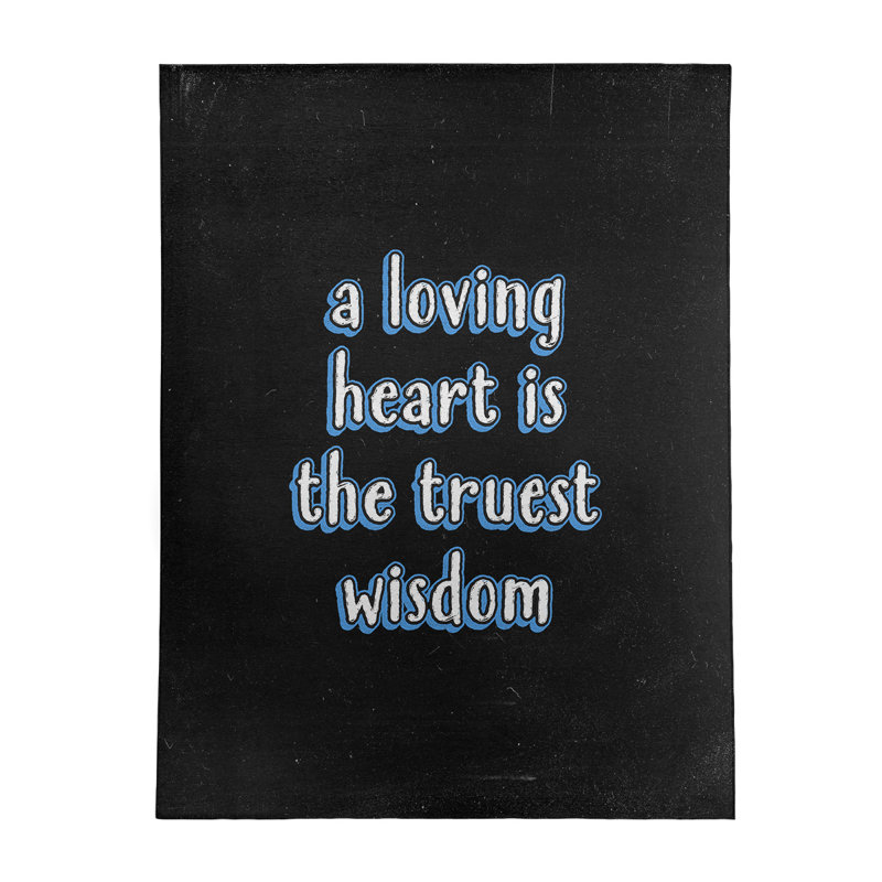 Tapis en poly-tableau noir style "love quoted", Rectangle 9 pi x 12 pi