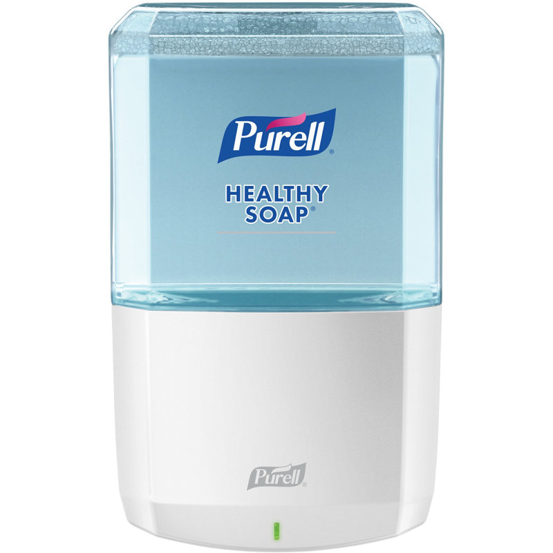 Distributeur de savon à mains sans contact, H 8,6 po x l 5,3 po x P 12,1 po