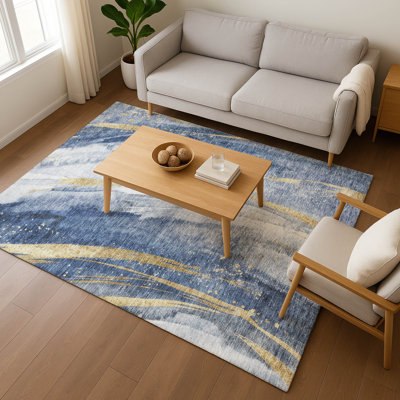 Tapis tourbillon Slesnick AMF1676 lavable à la machine de qualité supérieure