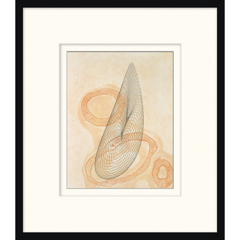 Monoprint 5 - Peinture encadrée sur papier