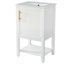 20" Bathroom Vanity With Sink, Bathroom Cabinet With Soft Closing Door, Storage Rack And Open Shelf-189763787