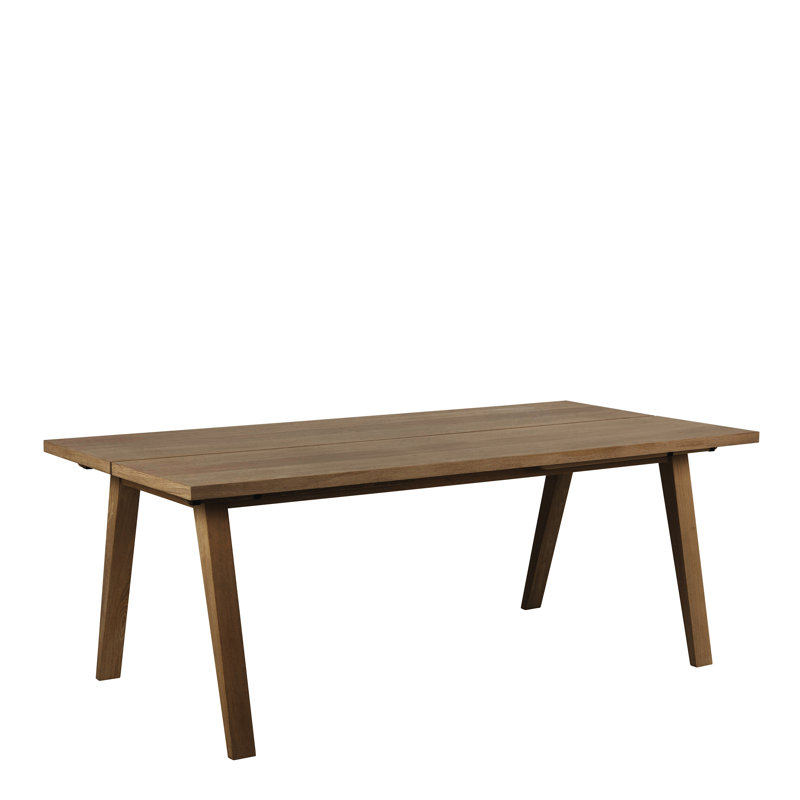 Montgomeryville Dining Table, Smoked Oak, 74.6cm H x 95cm W x 200cm L