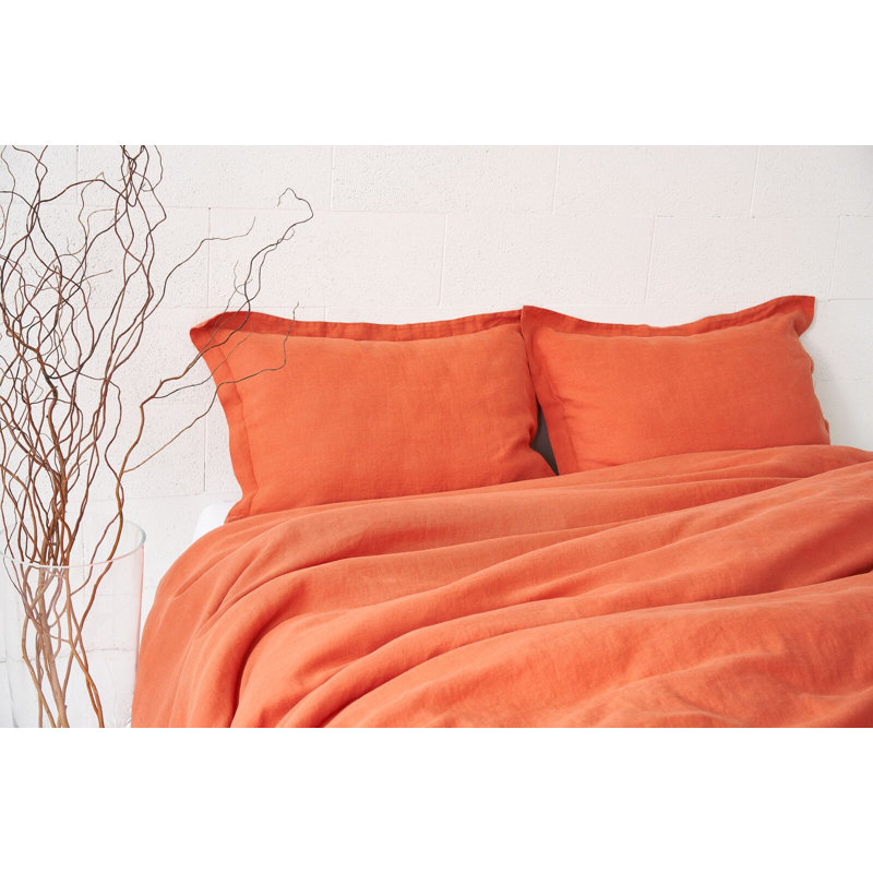 Ivybridge Solid Colour Duvet Cover Set with Pillowcases, 155 x 200cm Duvet Cover + 1 Pillowcase
