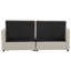 2 Seater Fabric Sofa Bed