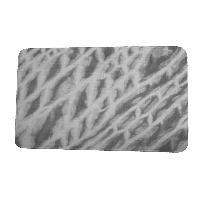 Tapis de bain, l 17 po x L 24 po, Gris