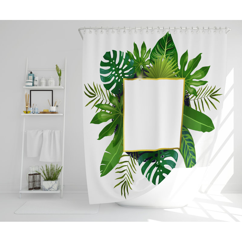Jayvion Polyester Shower Curtain, 168cm H x 168cm W