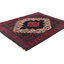 Tapis oriental tribal prune 4 x 5 One-of-a-Kind