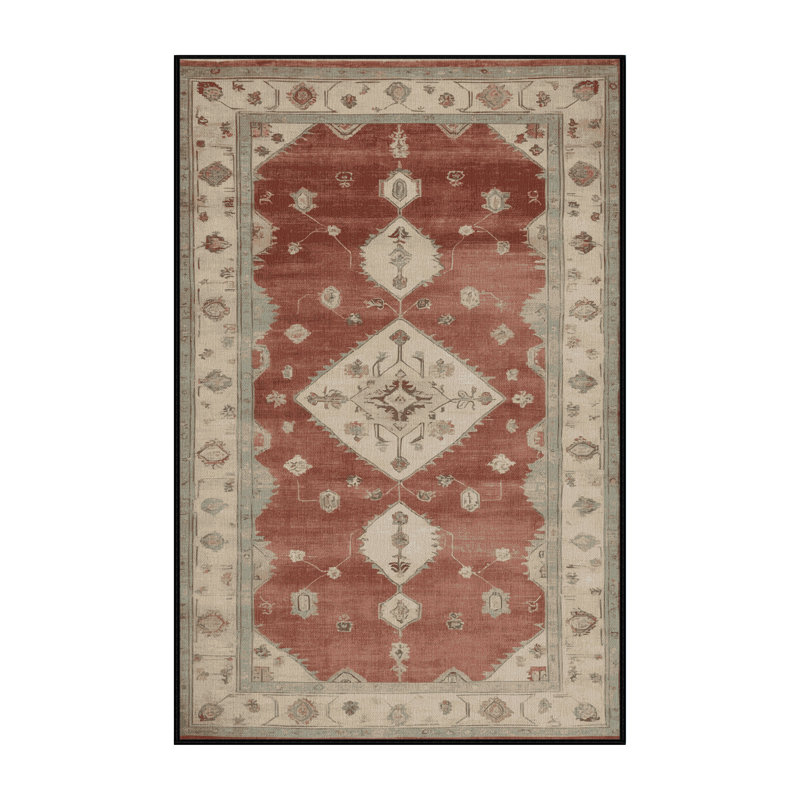 Tapis brun lavable à la machine