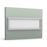 Panneau mural décoratif 3D en polyuréthane apprêté blanc 1-1 / 4 po x 1-5 / 8 pi x 5 pi Autoire