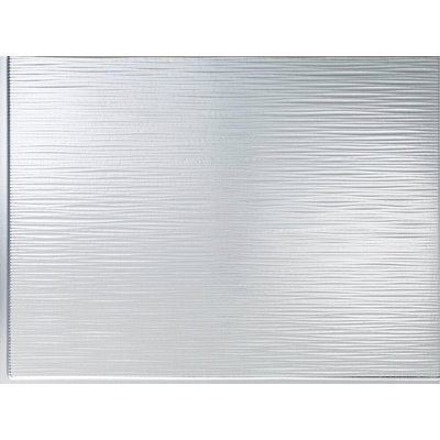 Aaralyn Backsplash Tiles Decorative Wall Panelling, Silver Mirror, 18" x24"