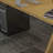 Brown + Black Rectangular Solid Wood + Iron desk-1266202248