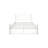 Modern Queen Size Metal Bed Frame, Headboard & , White, Silent, Easy Installation, No Box Spring Needed, 600 Lbs Weight Bearing - And For Extra Support, Quiet Nights