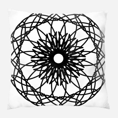 Coussin décoratif ornement