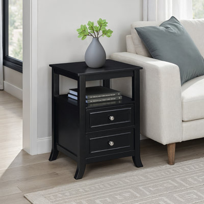 Cahoon 2 Drawer End Table with Shelf