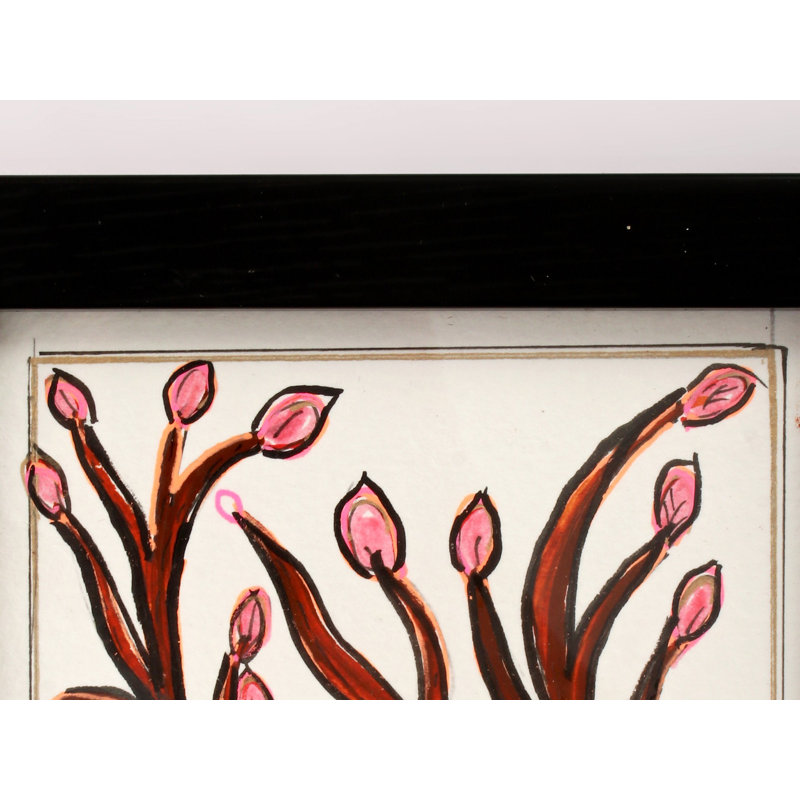 Peinture de renne | Avec cadre | Acrylique sur toile