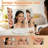 Modern Rectangle Tri-Fold LED Lighted Vanity Magnifying Makeup Mirror, White-1400691693
